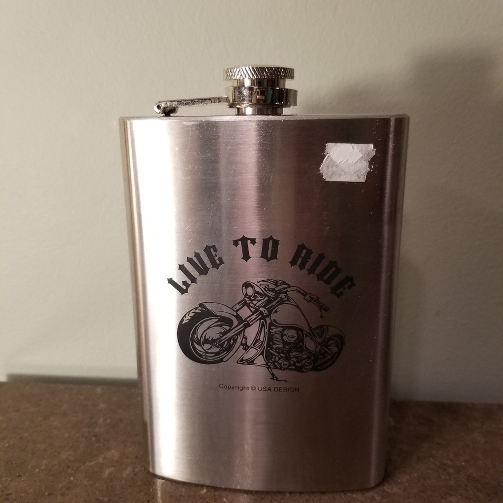 Live to Ride Flask